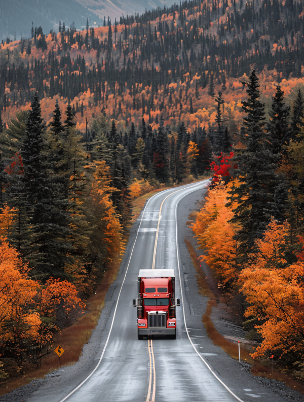 Truck driving
